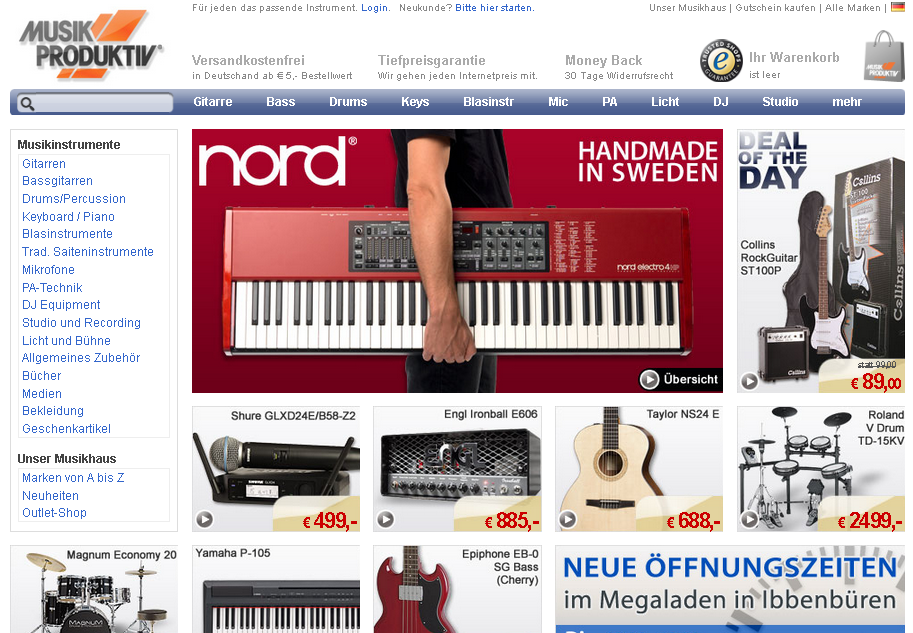Musik Produktiv Screenshot