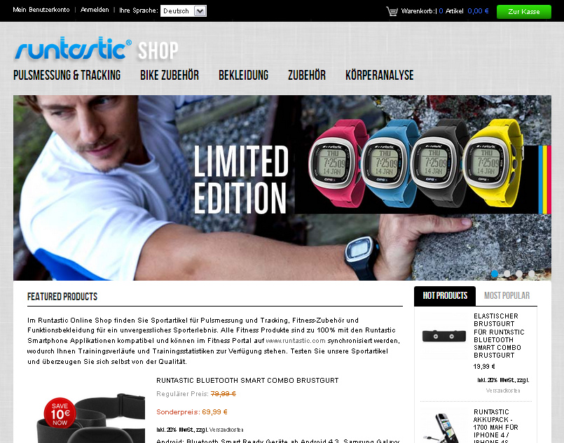Runtastic Screenshot