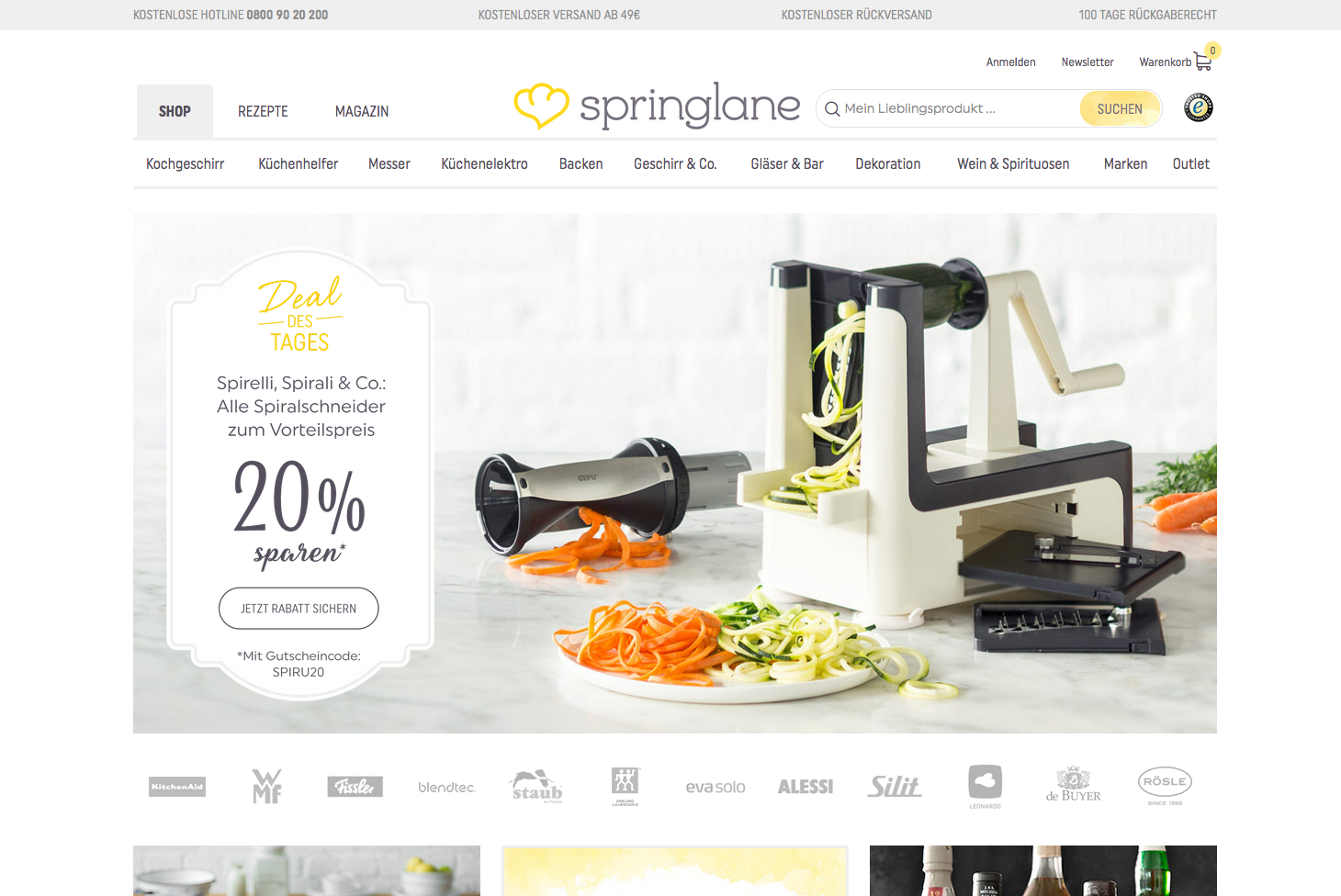 Springlane Screenshot