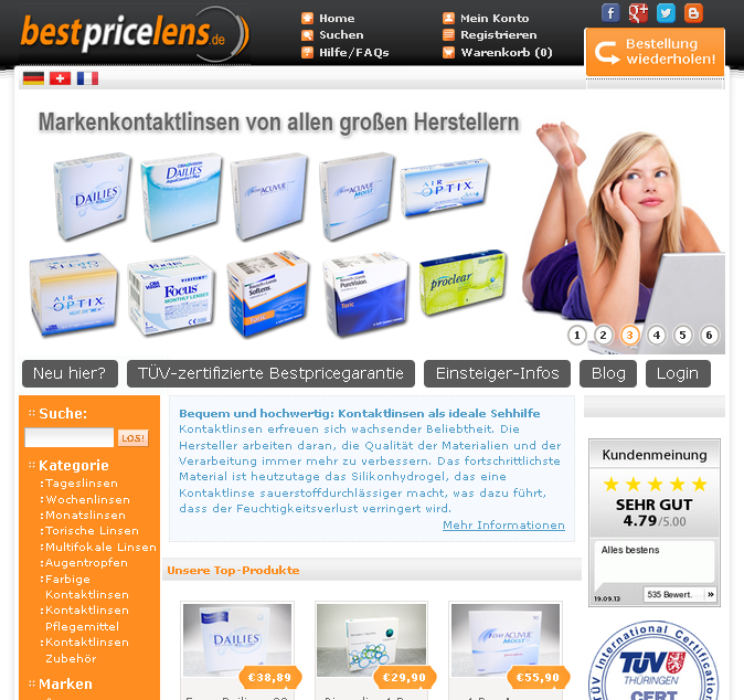 BestPriceLens.de Screenshot