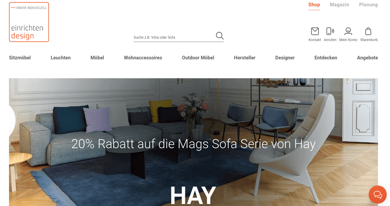 einrichten-design Screenshot