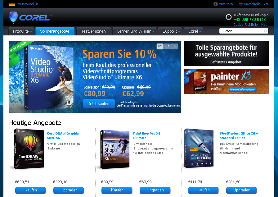 Corel Screenshot