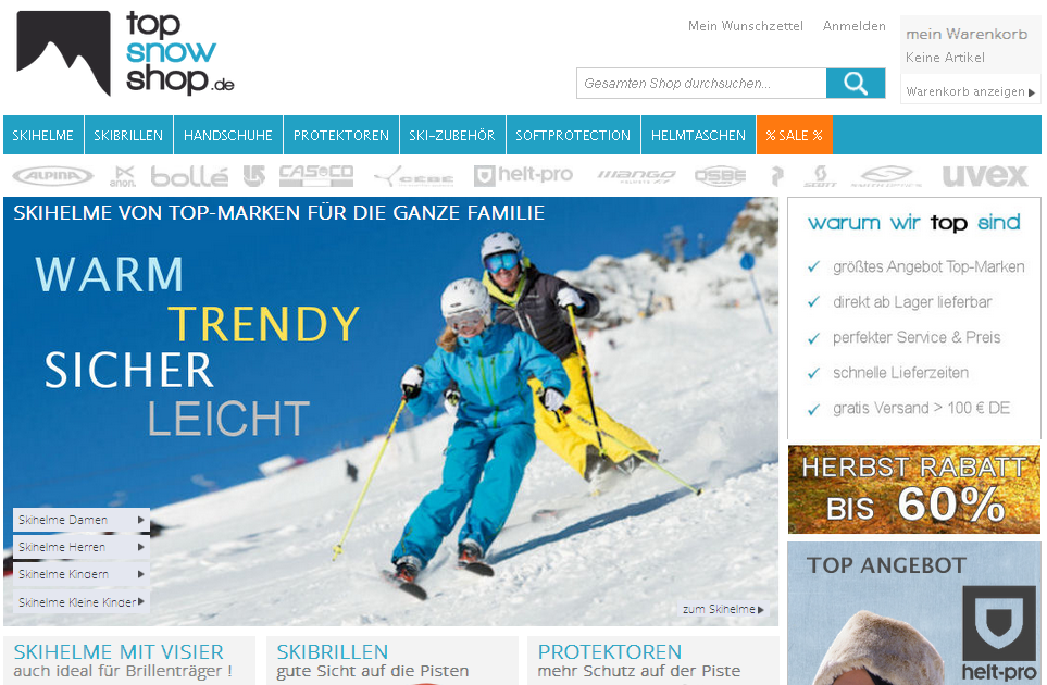 TopSnowShop Screenshot