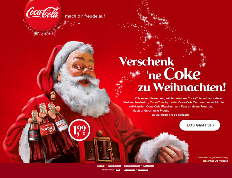 Coca-Cola meineCoke Screenshot