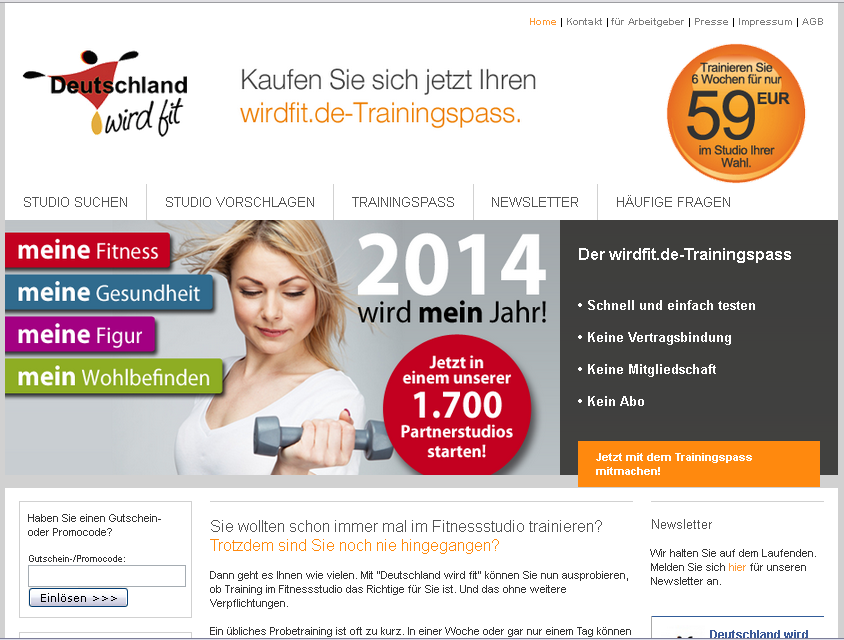 Deutschland wird fit Screenshot
