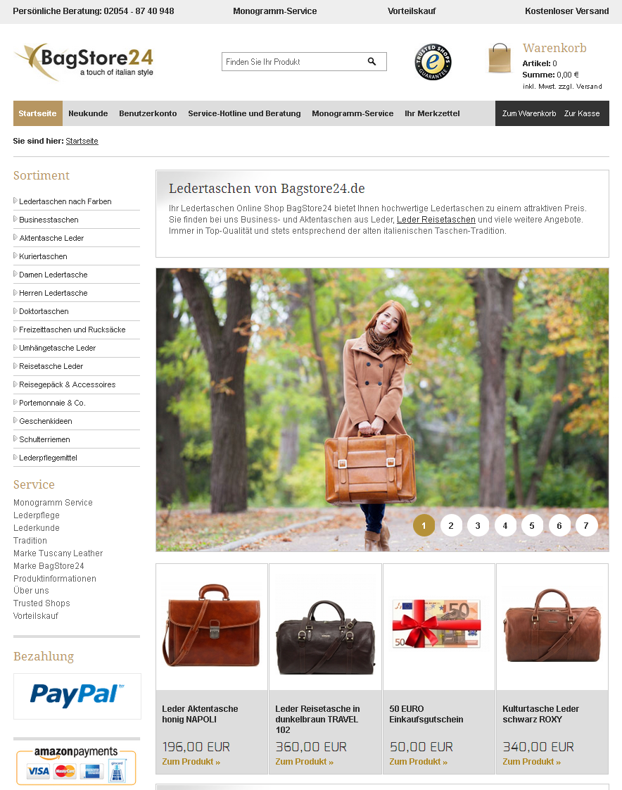 BagStore24 Screenshot