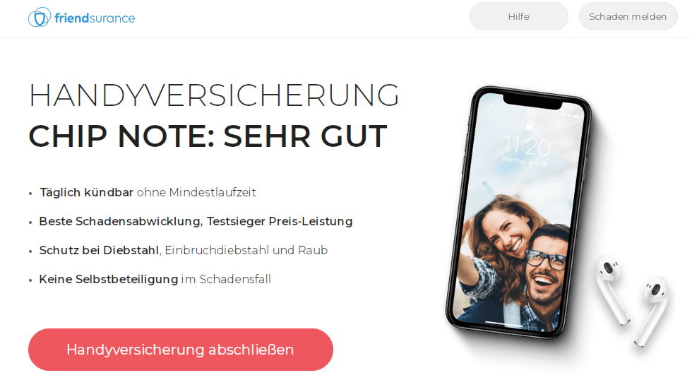 Friendsurance Screenshot