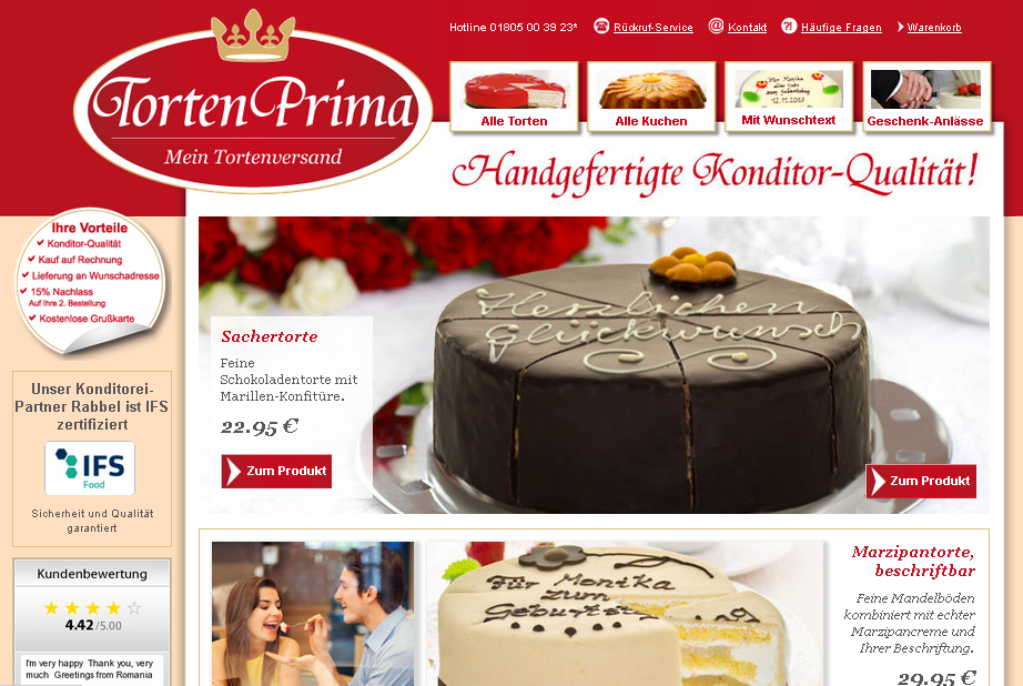 TortenPrima Screenshot