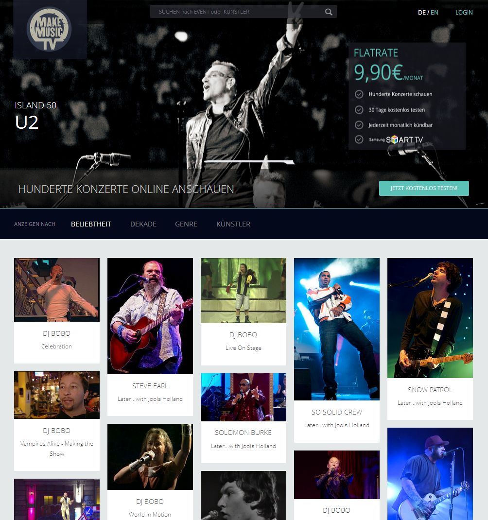 makemusic.tv Screenshot