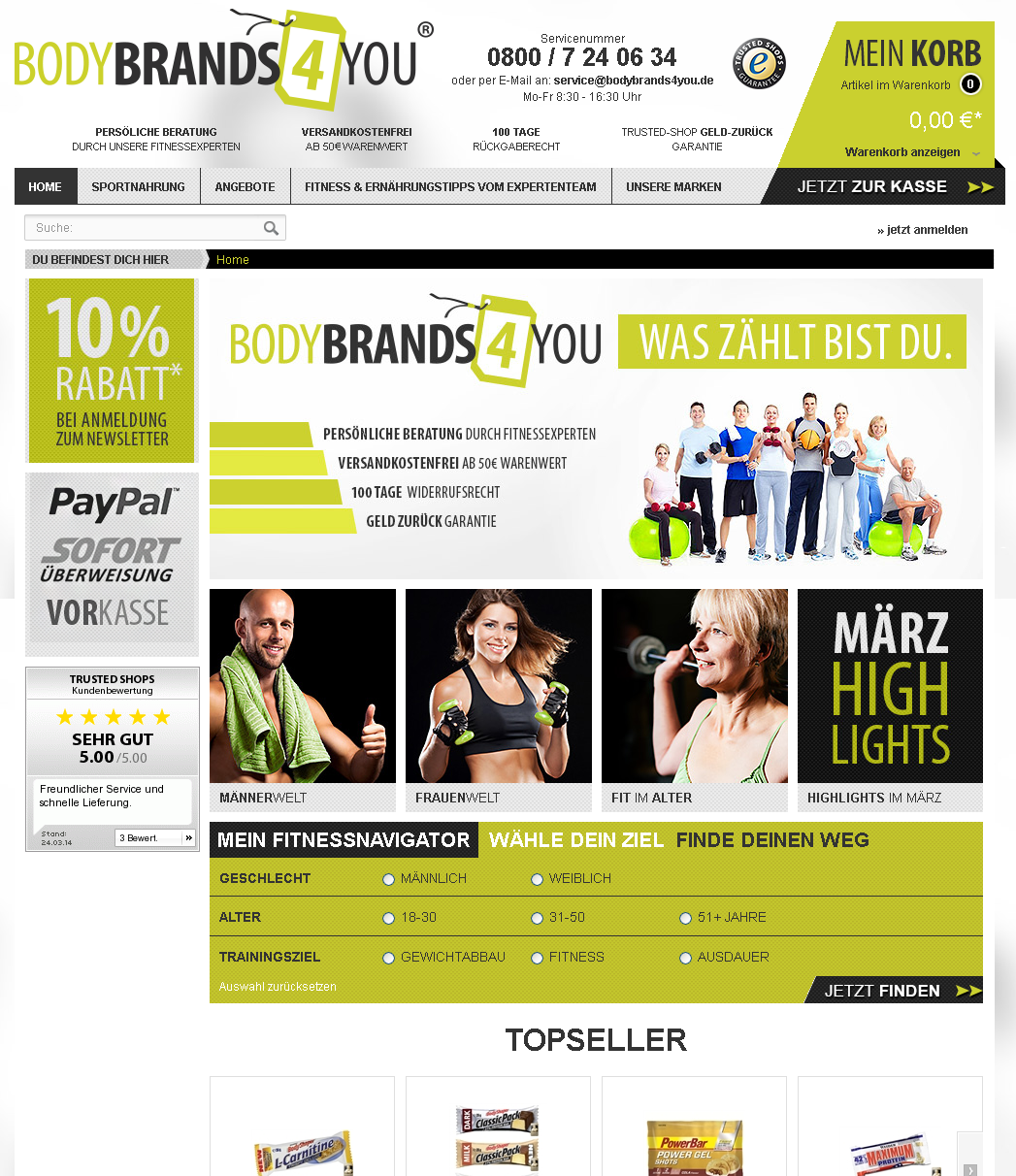 Bodybrands4you.de Screenshot