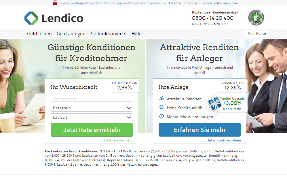 Lendico Screenshot