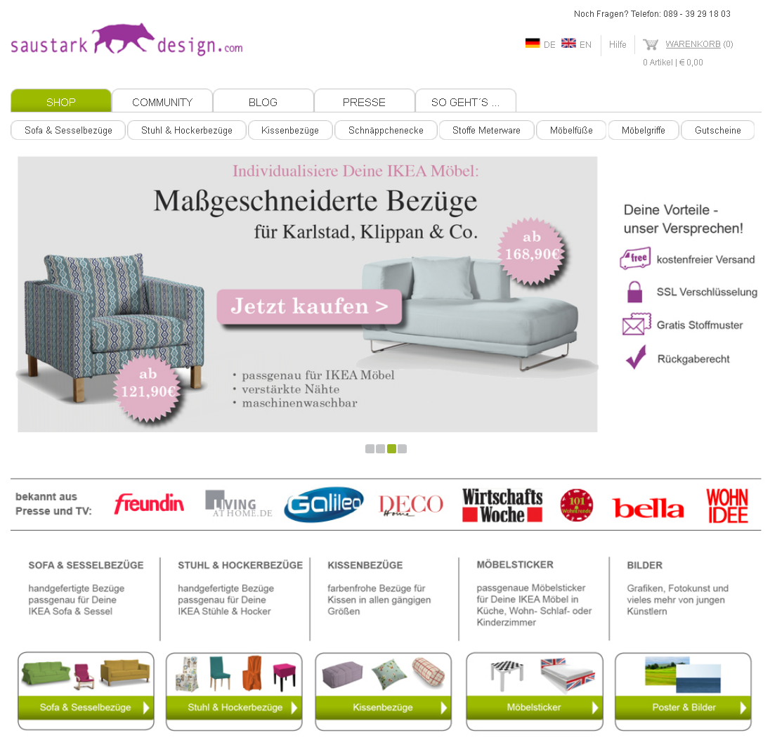 saustarkdesign.com Screenshot