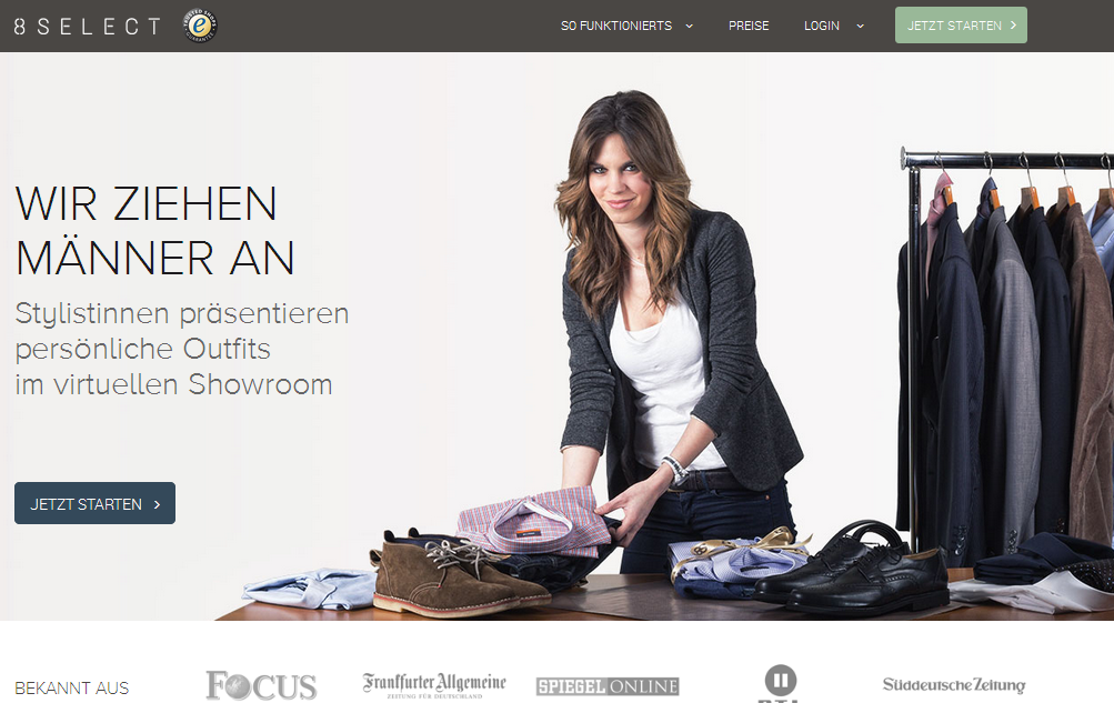 8SELECT.de Screenshot