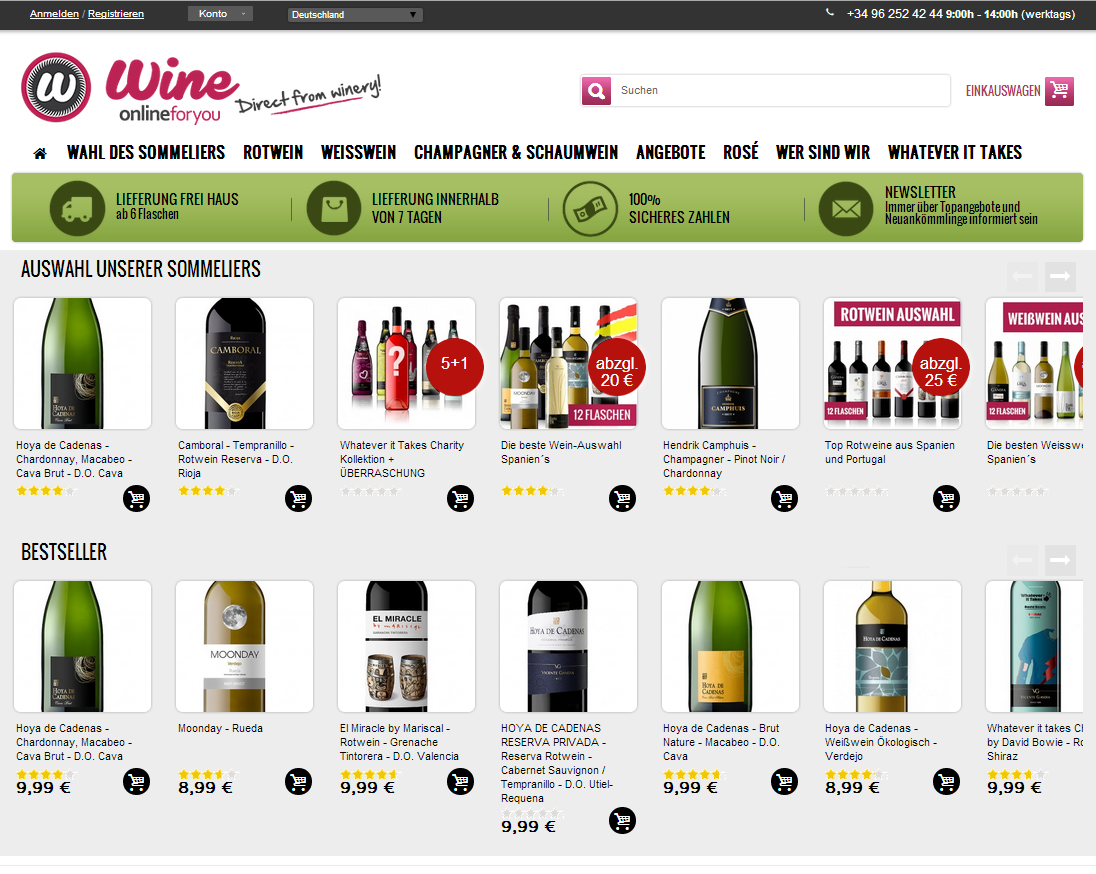 WineOnlineForYou Screenshot
