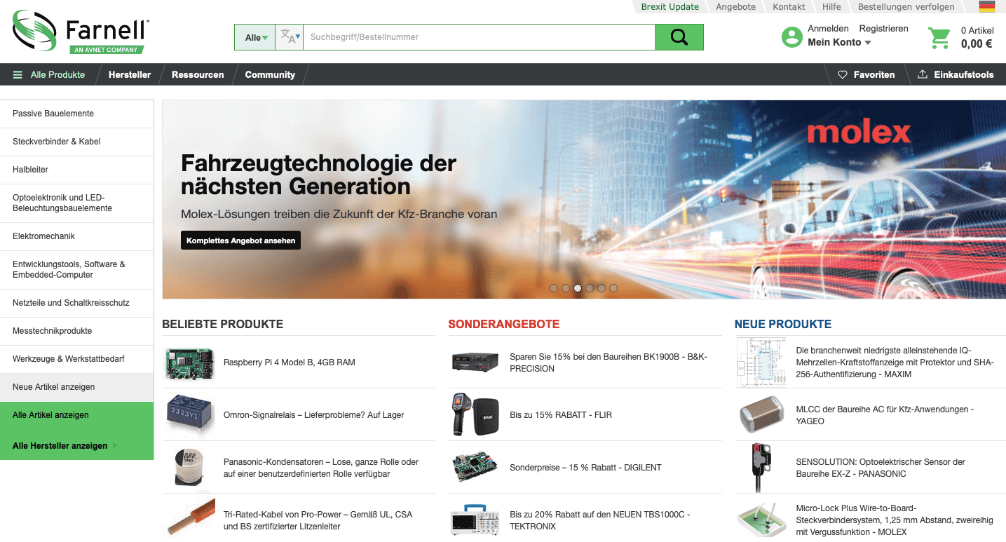 Farnell Screenshot