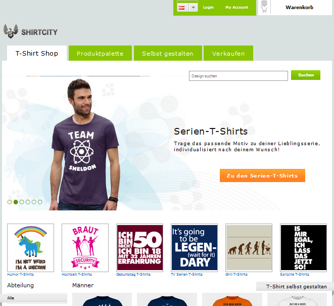 Shirtcity AT Screenshot