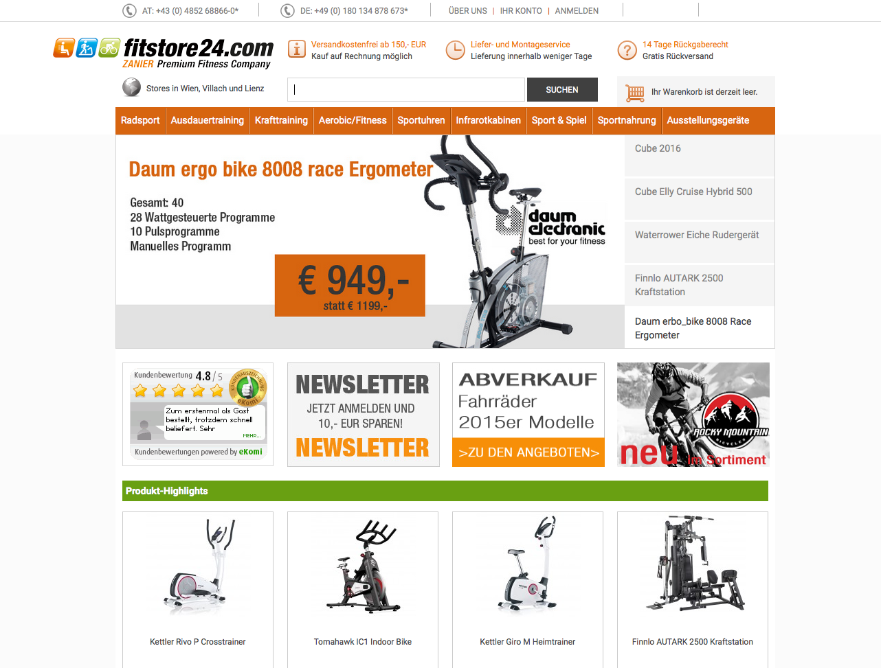 Fitstore24 Screenshot