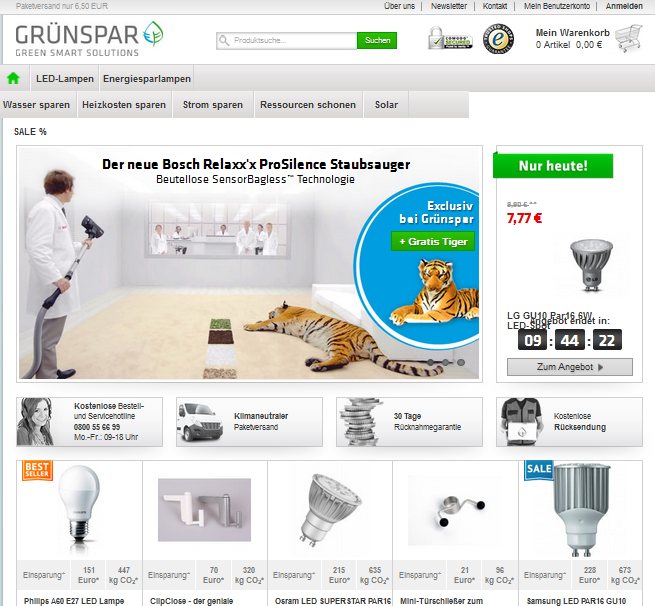 Grünspar AT Screenshot