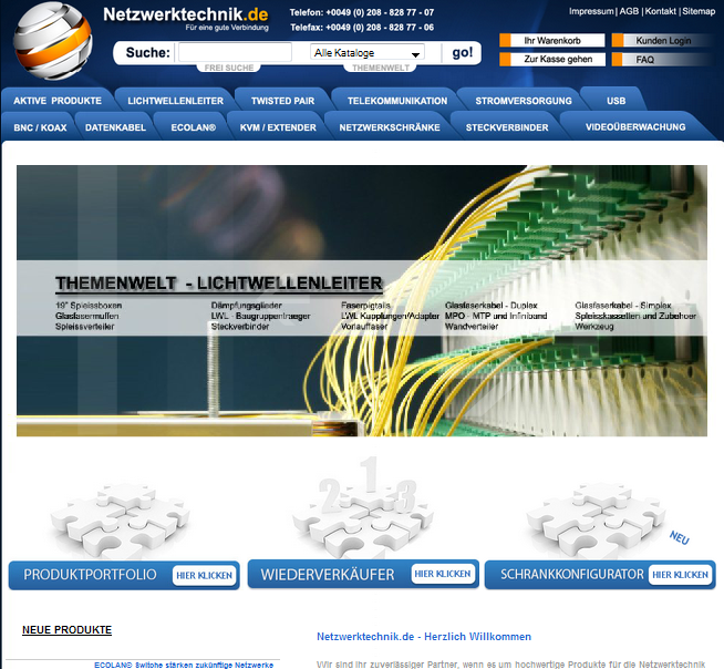 Netzwerktechnik.de Screenshot