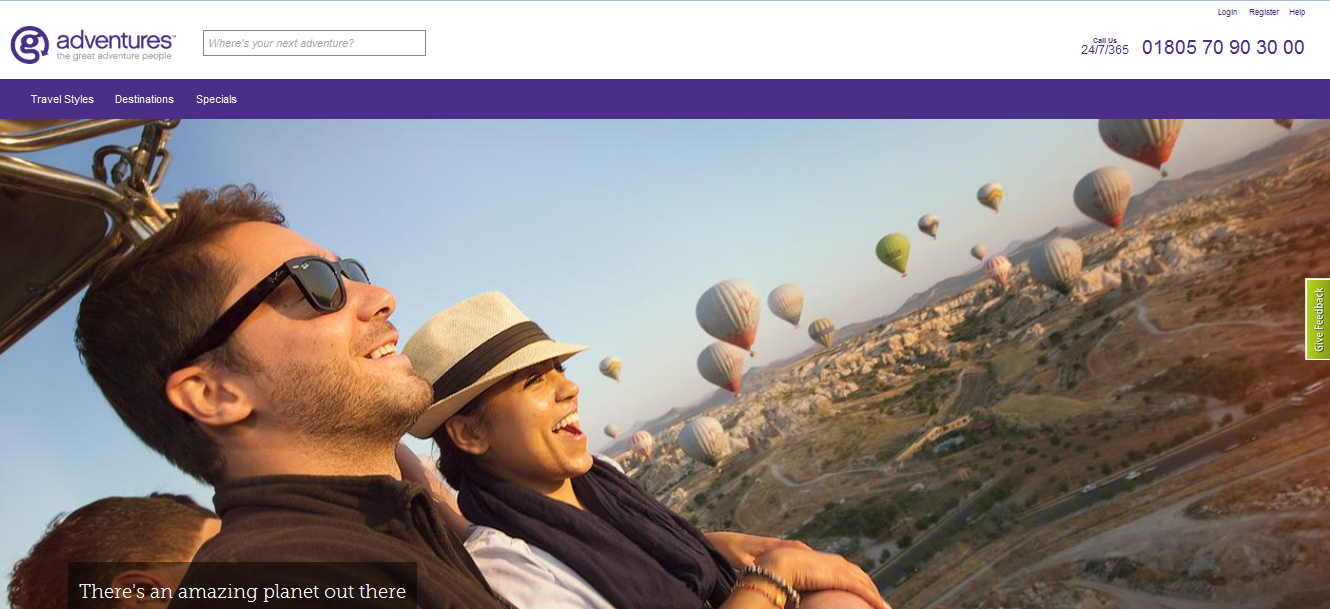 G Adventures Screenshot
