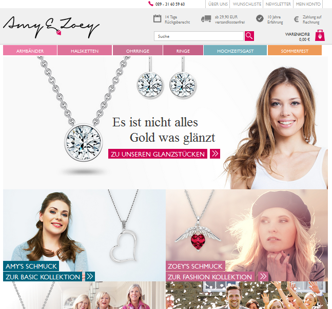 amyzoey.de Screenshot
