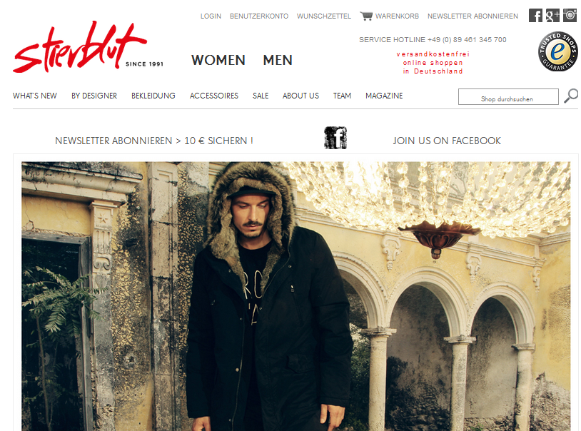 stierblut.de Screenshot
