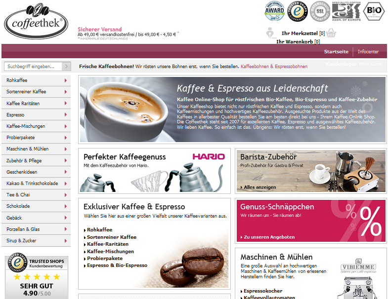 Coffeethek Screenshot