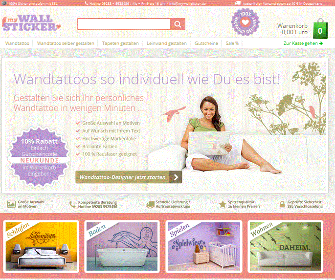my-wallsticker.de Screenshot