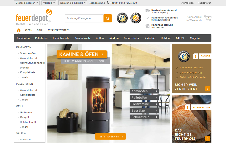 feuerdepot.de Screenshot