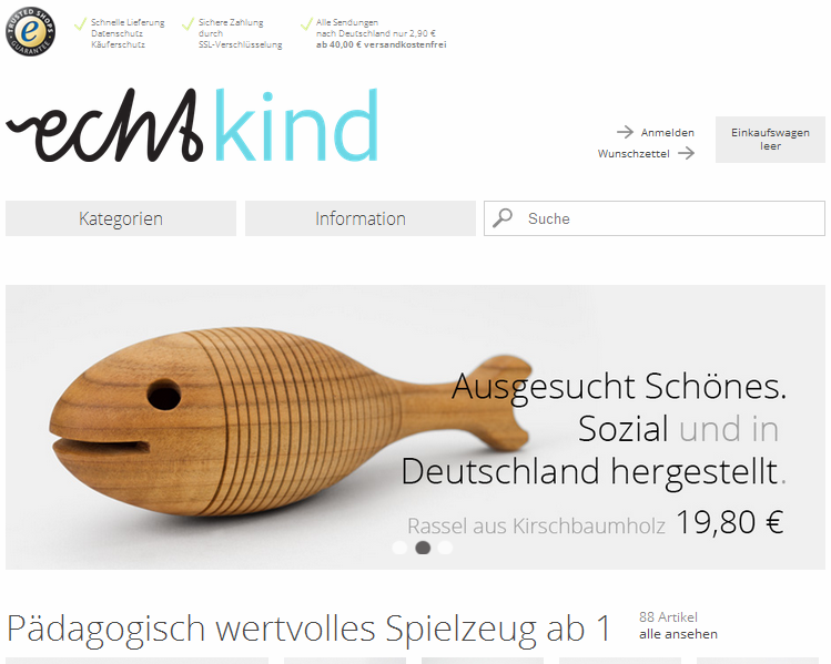 Echtkind Screenshot