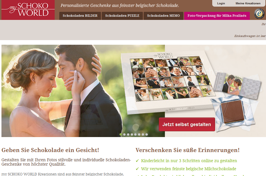my-schoko-world.com Screenshot