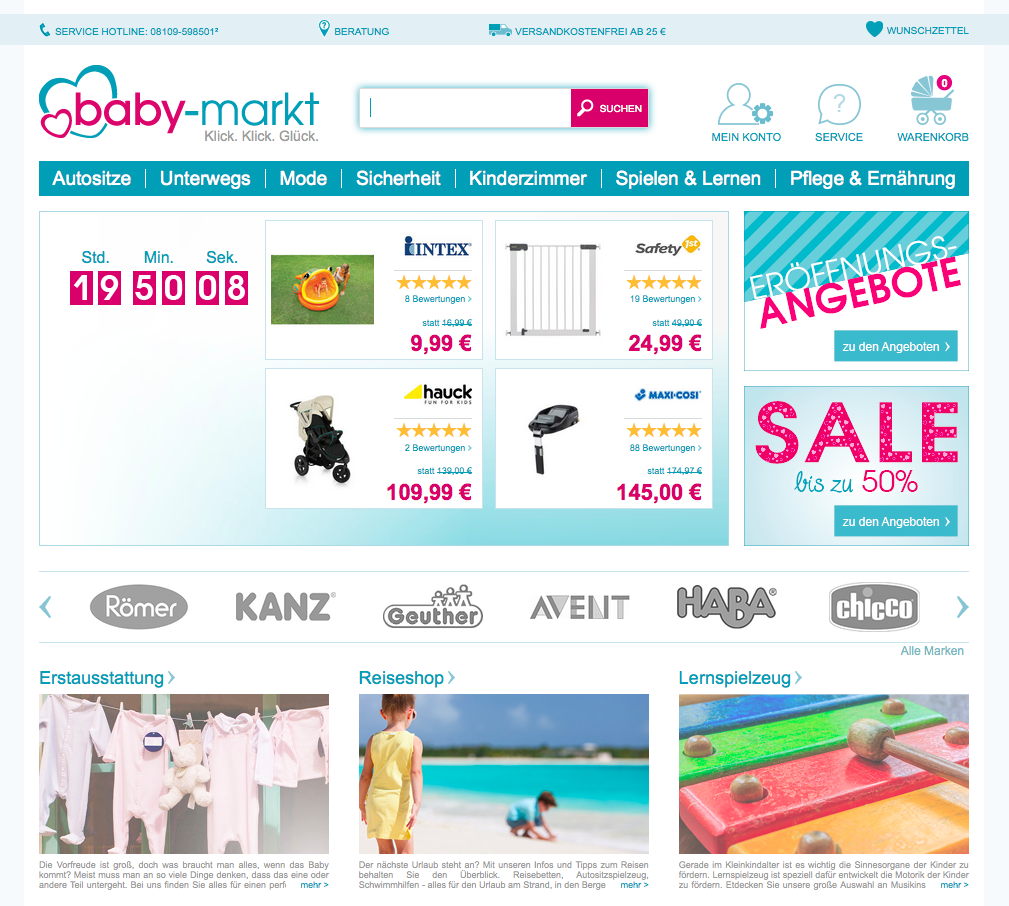 baby-markt.at Screenshot