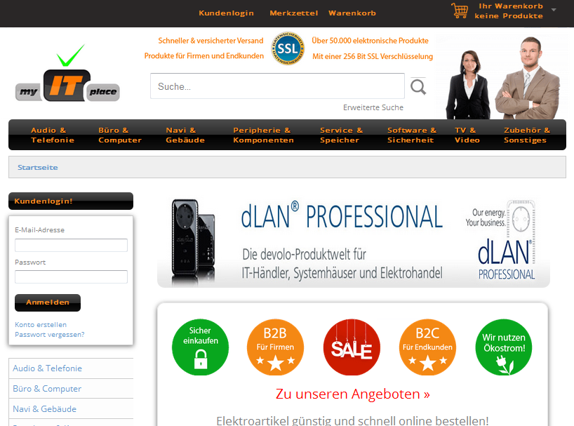 myitplace.de Screenshot