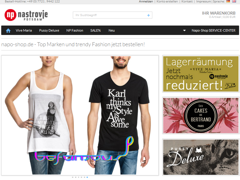 napo-shop.de Screenshot