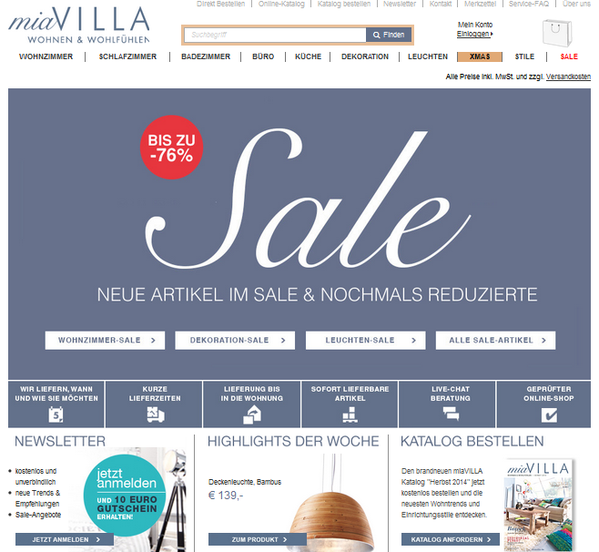 miaVILLA Screenshot