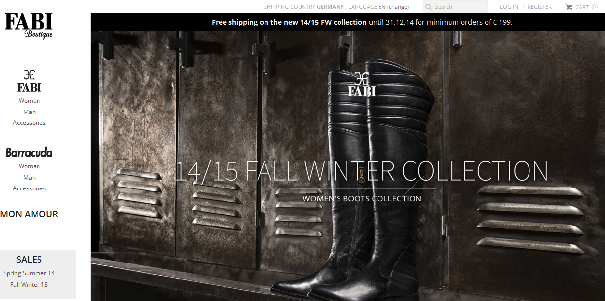 Fabi Shoes Screenshot