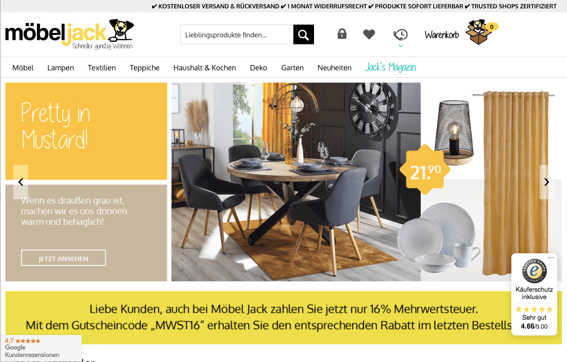 möbeljack Screenshot