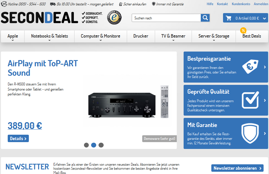 Secondeal Screenshot