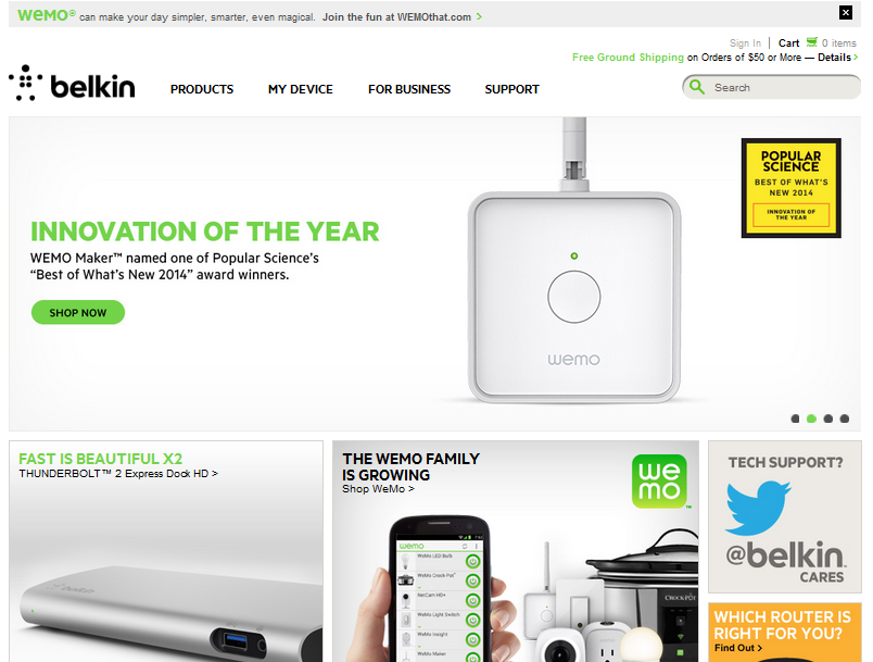 Belkin Screenshot