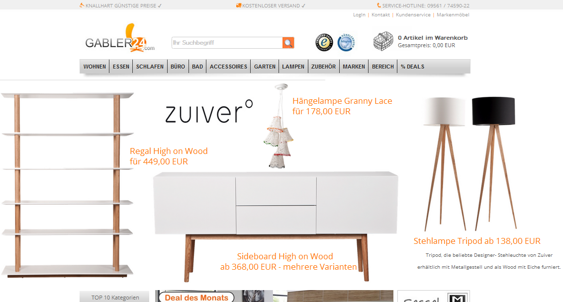 Gabler24.com Screenshot