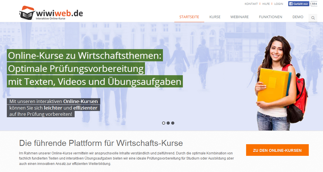 wiwiweb.de Screenshot