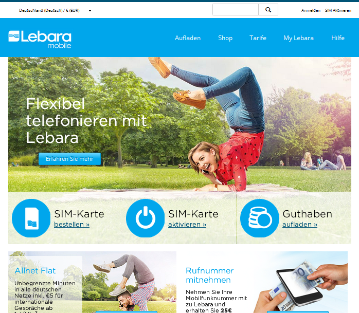 Lebara Mobile Screenshot