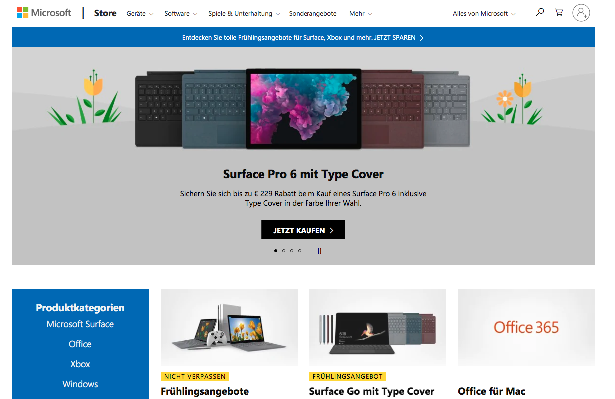 Microsoft Store AT Screenshot