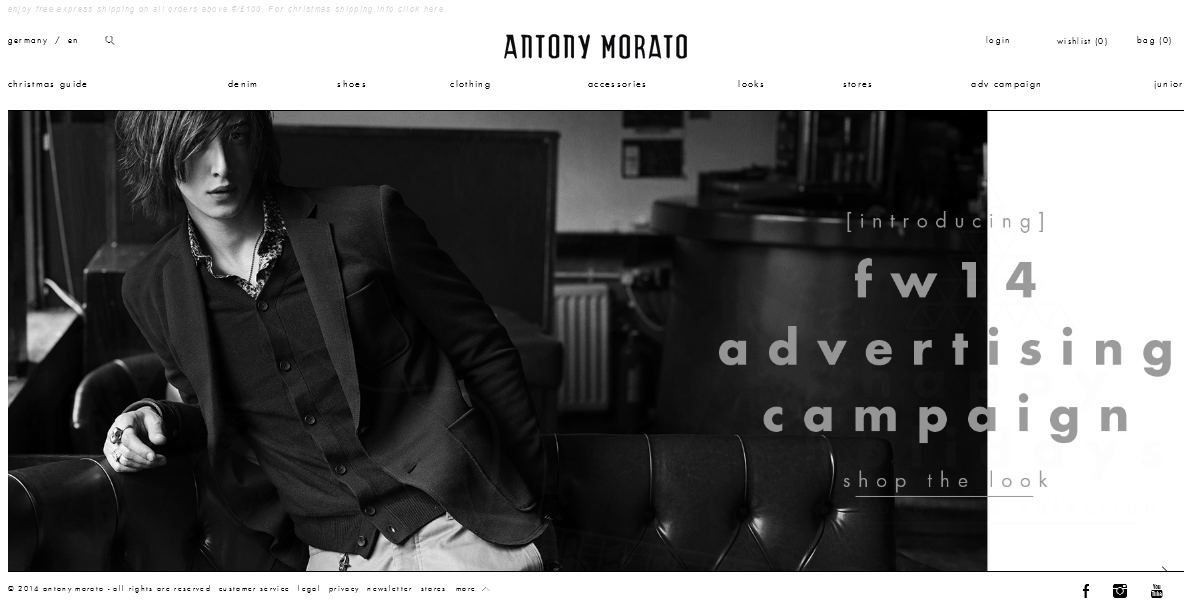 Antony Morato Screenshot