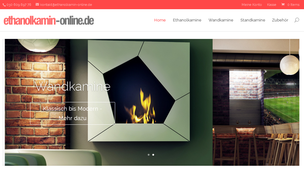 ethanolkamin-online.de Screenshot