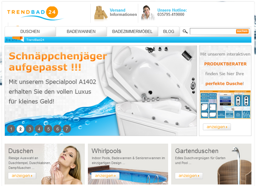 Trendbad24 Screenshot