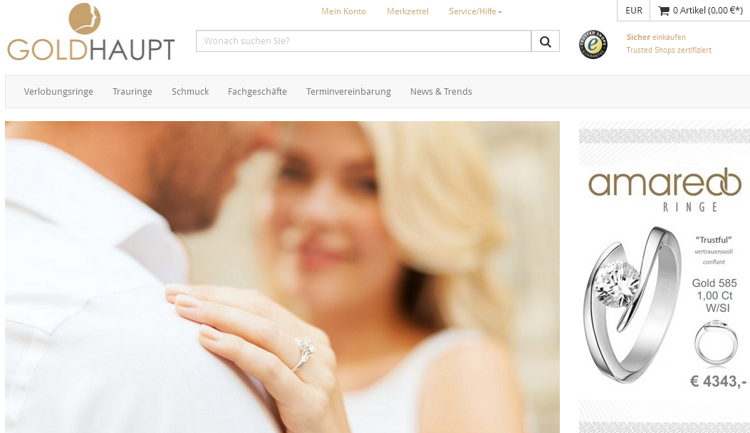 Goldhaupt.de Screenshot