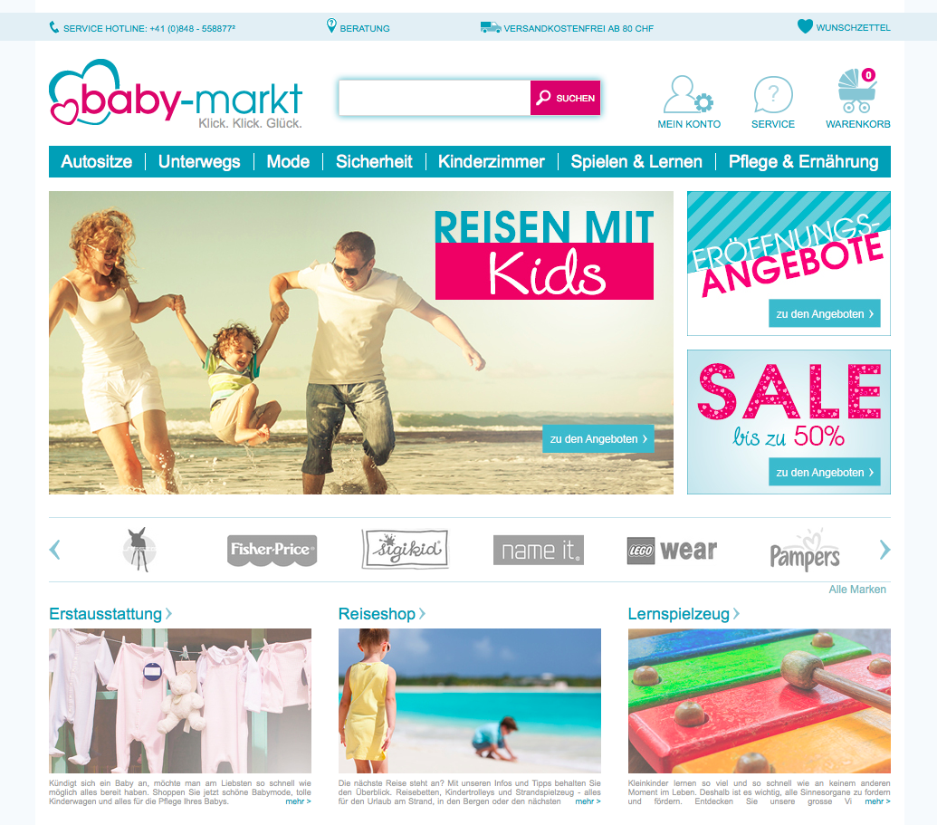 baby-markt.ch Screenshot
