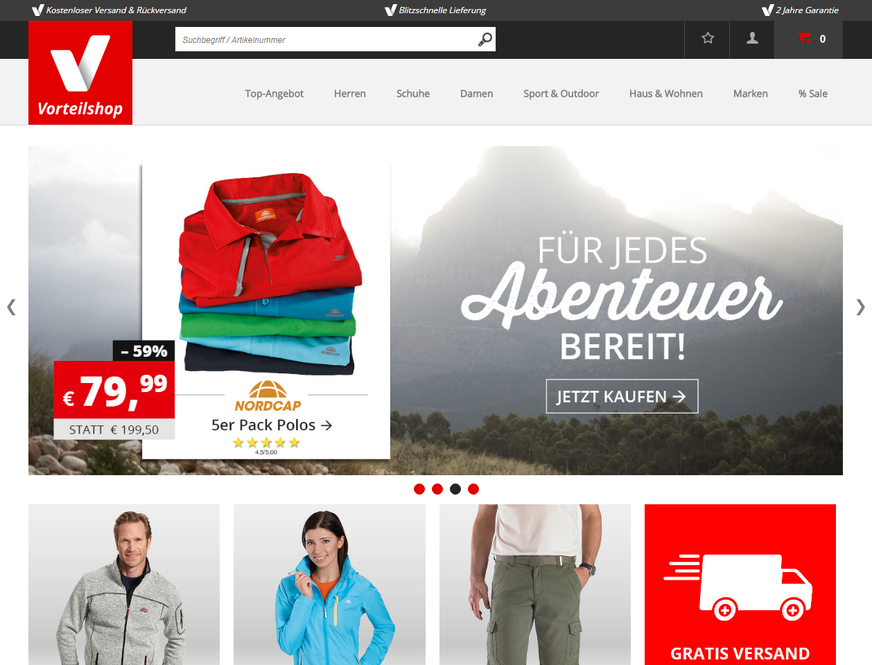 Vorteilshop Screenshot