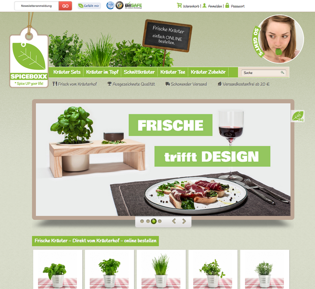 SPICEBOXX.de Screenshot